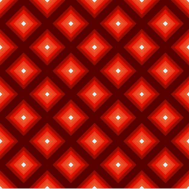 Vector forma geométrica roja patrón abstracto fondo tela étnica perfecta ilustración textil moda