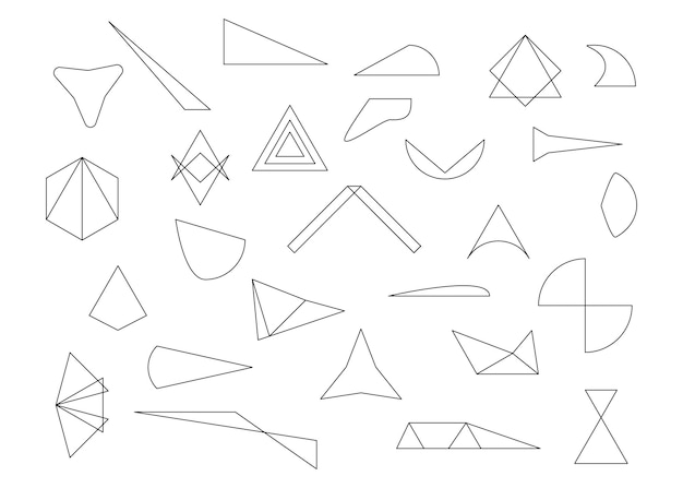 Forma geométrica triangular Elemento para publicidad banner comercial cartel folleto cartel