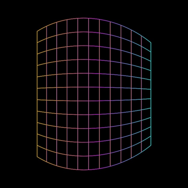 forma de línea cuadrada fondo curva dimensión rosa azul