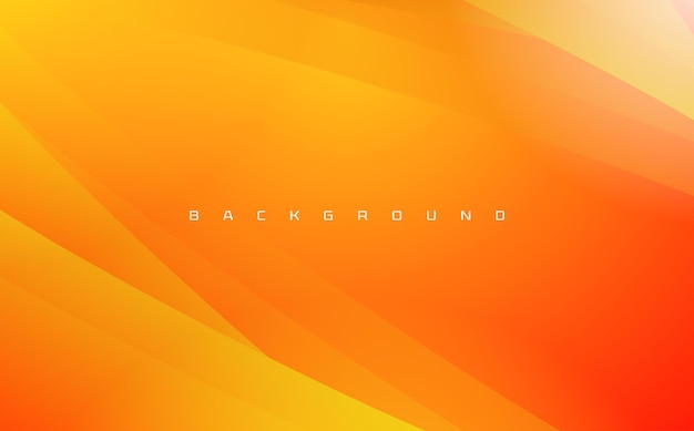 Forma de línea naranja gradiente de capa presentación elegante diseño de fondo abstracto