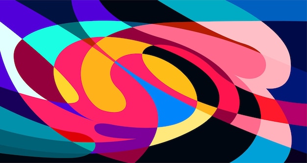 Forma líquida abstracta Diseño geométrico fluido Ondas de gradiente aisladas con líneas geométricas puntos batik patrón de Indonesia Ilustración vectorial