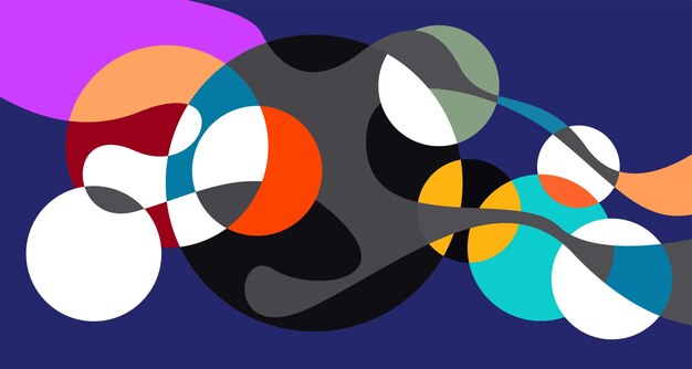 Forma líquida abstracta Diseño geométrico fluido Ondas de gradiente aisladas con líneas geométricas puntos batik Patrón de Indonesia Ilustración vectorial