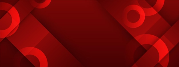 Forma moderna capas rojas superpuestas fondo abstracto