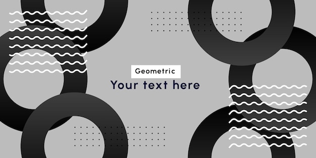 Forma negra geométrica dinámica sobre fondo blanco degradado