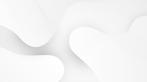 Forma de onda blanca abstracta con fondo de concepto futurista