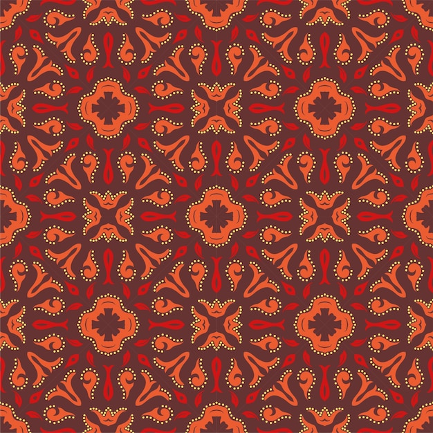 Forma de ornamento de patrón de tres colores. Fondo abstracto transparente simple