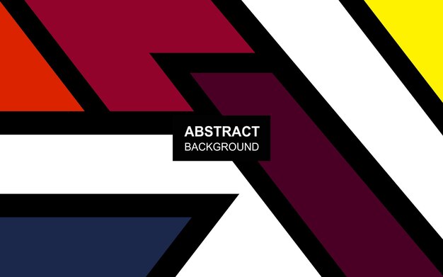 Forma de triángulo de arte abstracto diseño de fondo de estandarte creativo moderno