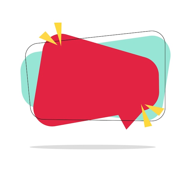 forma vectorial roja
