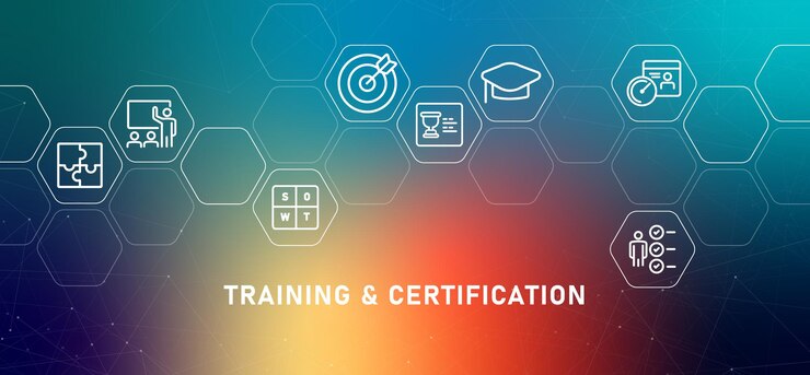 Vector formación y certificación certificado escolar beca académica logro estudio aprendizaje