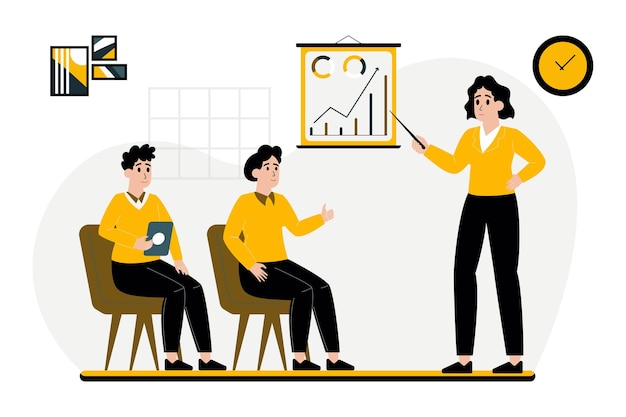 Formación empresarial Ilustración vectorial