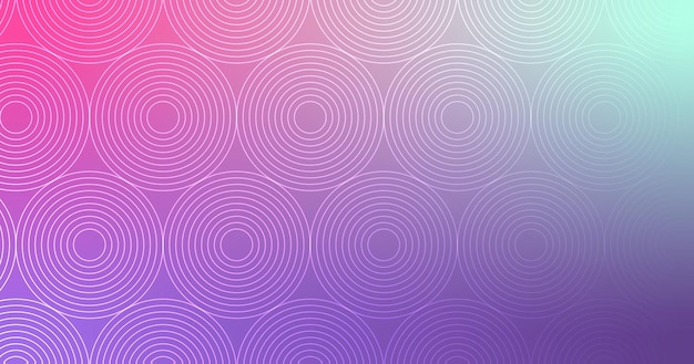 Formas abstractas círculo línea rosa púrpura violeta degradado fondo de pantalla ilustración vectorial