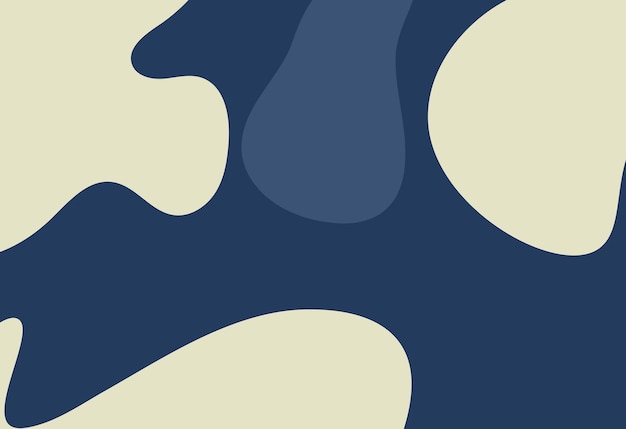 Formas abstractas de color beige y azul