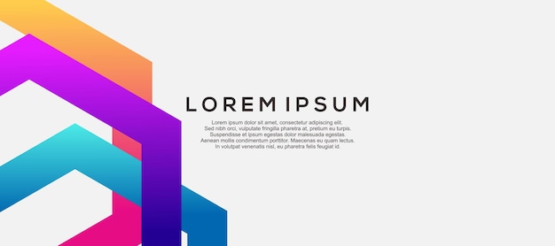 Las formas abstractas de colores de fondo