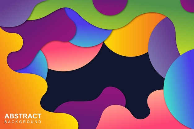 Las formas abstractas de colores de fondo