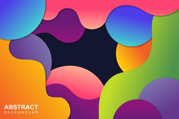 Las formas abstractas de colores de fondo