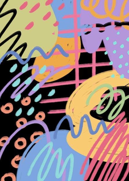Formas abstractas de colores