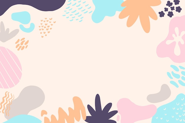 Las formas abstractas de fondo