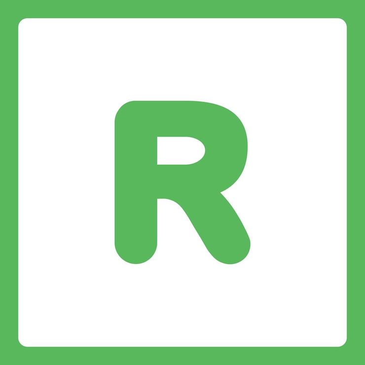 Vector las formas del alfabeto rr