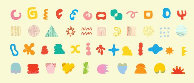 Formas brutales para el diseño de estilo minimalista constructor de la moda geométrica posmoderna primitiva