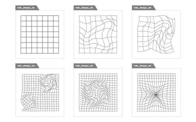 Formas de brutalismo Figuras posmodernas geométricas de moda Para camisetas modernas diseñadas