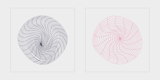 Formas de brutalismo Gran colección de símbolos geométricos gráficos abstractos Plantillas para carteles de notas