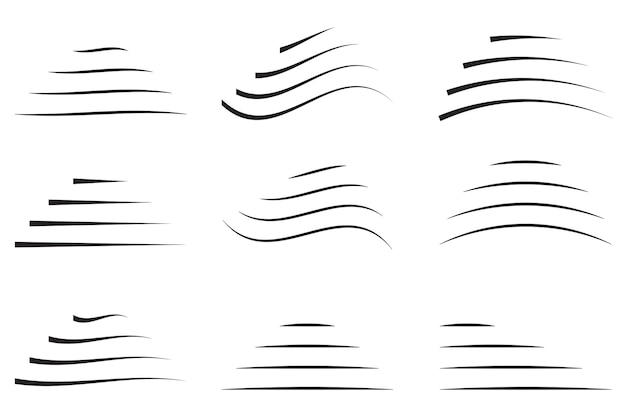 Formas de cinta negra Textura de tela rasgada Diseño vectorial angustiado Elementos abstractos desgarrados