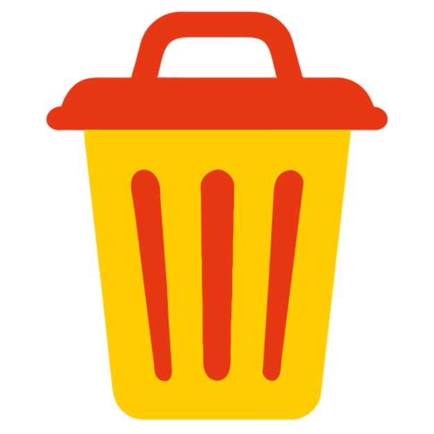 las formas coloreadas del icono del contenedor