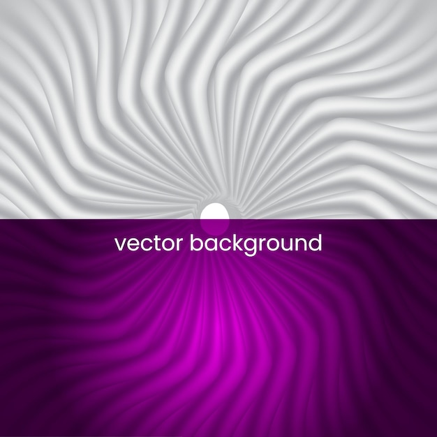 Formas curvas abstractas fondo circular blanco fondo abstracto ilustración en 3D