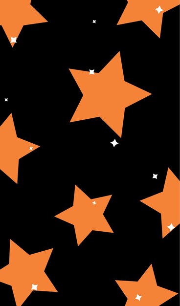 formas de estrella en un fondo negro con una estrella blanca en el medio