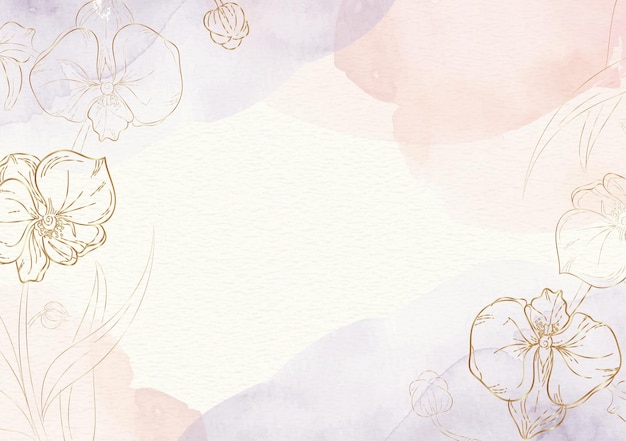 Formas de flores con fondo de salpicaduras