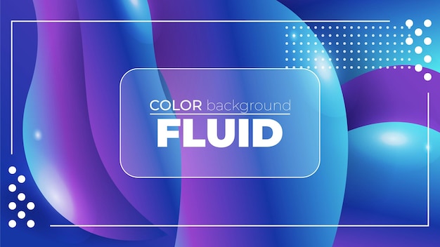 Formas fluidas abstractas en colores vibrantes