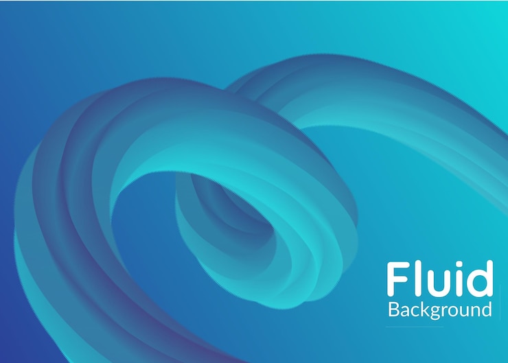 Formas fluidas gradiente fondo abstracto
