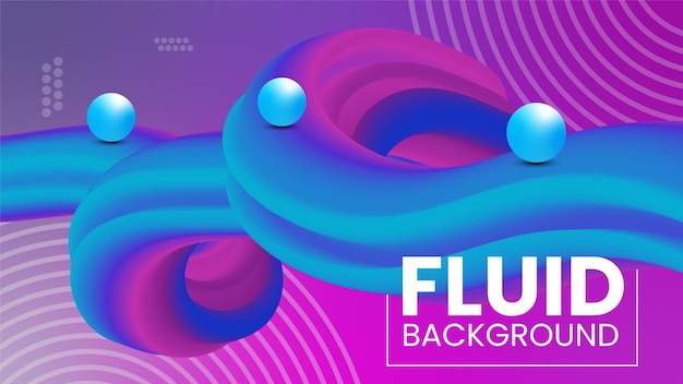 Formas fluidas de gradiente Fondo de gradiente líquido con formas curvas