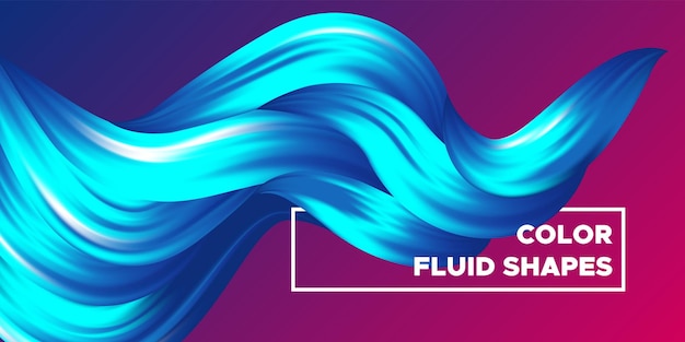 Formas fluidas gradientes diseño de fondo moderno abstracto