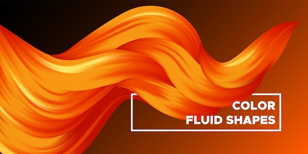 Formas fluidas gradientes diseño de fondo moderno abstracto