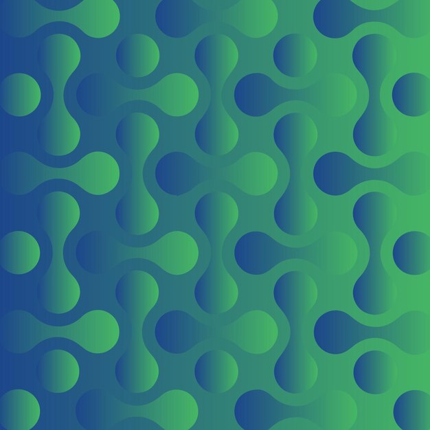 Formas de fondo geométricas abstractas en gradiente fluido plantilla de diseño brillante ondas retro brillantes