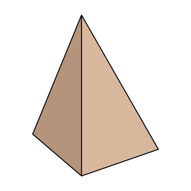 Formas geométricas 2D de diferentes colores Formas geometricas 3D para el diseño