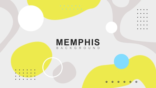 Formas geométricas abstractas degradadas coloridas modernas sobre fondo de estilo memphis