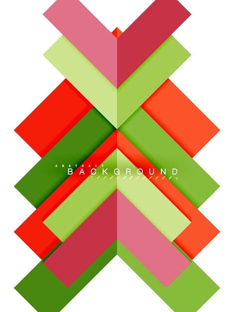 Formas geométricas abstractas multicolores fondo de geometría para el banner web