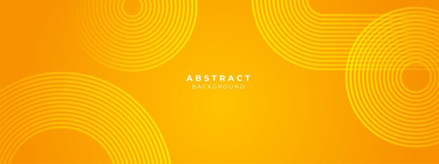 Formas geométricas amarillas abstractas forma de línea 3d de luz geométrica con fondo de presentación de concepto futurista