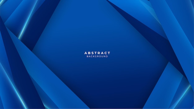 Las formas geométricas azules de Memphis son un vector de fondo claro. La presentación diagonal moderna es el fondo.