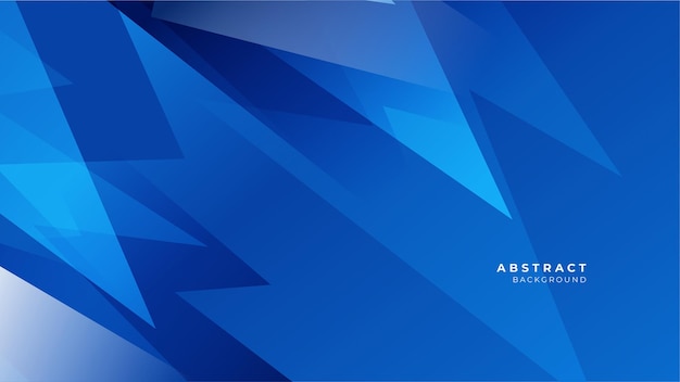 Formas geométricas azules modernas fondo de tecnología abstracta