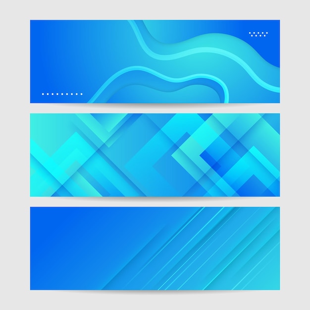 Formas geométricas de banner azul mínimo diseño de fondo moderno abstracto Diseño de plantilla de póster en telón de fondo web folleto de banner folleto de sitio web presentación de página de destino y seminario web