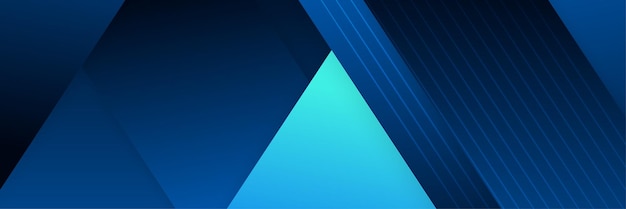 Formas geométricas de banner azul mínimo diseño de fondo moderno abstracto Diseño de plantilla de póster en telón de fondo web folleto de banner folleto de sitio web presentación de página de destino y seminario web