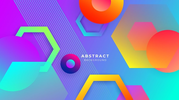 Formas geométricas de banner de colores oscuros brillo de geometría de fondo abstracto y vector de elemento de capa para el diseño de presentación Traje para seminarios y charlas de fiestas de instituciones corporativas de negocios