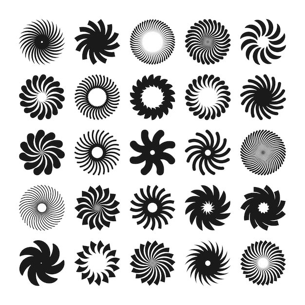 Formas geométricas brutales símbolos simples elementos primitivos y formas Bauhaus diseño retro de moda