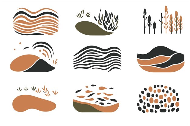 Formas geométricas Conjunto vectorial de formas geométrica Figura geométrica