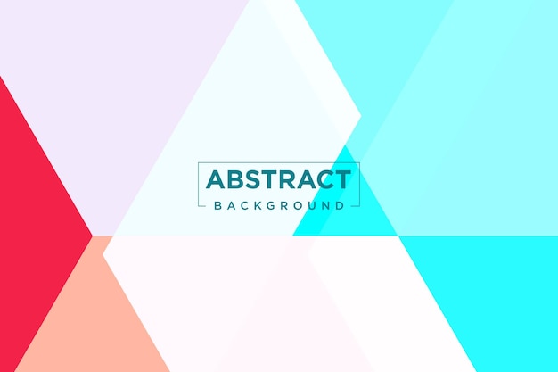 Las formas geométricas de fondo abstracto