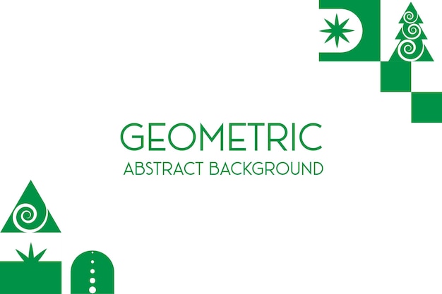 Formas geométricas invierno resumen de antecedentes ilustración vectorial para el fondo