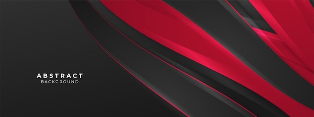 Formas geométricas negras y rojas brillo de geometría de fondo abstracto y vector de elemento de capa para el diseño de presentación Traje para seminarios y charlas festivas de la fiesta de la institución corporativa de negocios